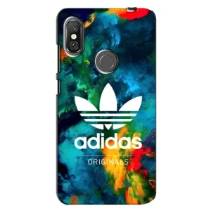 Чехлы Адидас для Xiaomi Redmi Note 6 Pro (AlphaPrint) (Яркий Адидас)