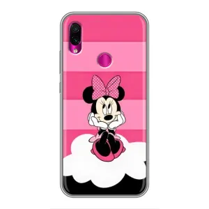 Эксклюзивный чехол для Xiaomi Redmi Note 7 Pro (AlphaPrint - Мультяшные) (Девочка Maus)
