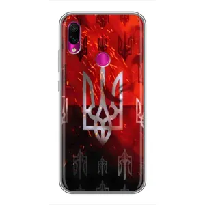Украинские Чехлы для Xiaomi Redmi Note 7 Pro с картинкой УПА (AlphaPrint) (ГЕРБ УПА)