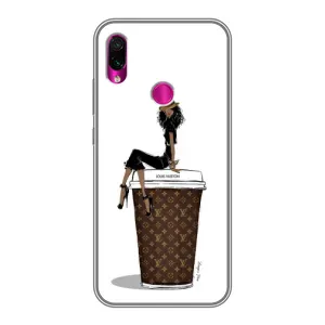 Чохли Луі Вітон для Xiaomi Redmi Note 7 Pro (AlphaPrint - LOUIS VUITTON) (кава LOUIS VUITTON)