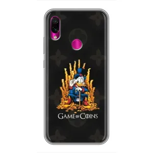 Чехли для Xiaomi Redmi Note 7 Pro - Скрудж МакДак Louis Vuitton (PREMIUMPrint) (Король грошей)