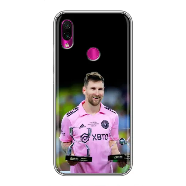 Чохол з принтом «Кубки Мессі» для Xiaomi Redmi Note 7 Pro Чохол з принтом «Кубки Мессі» для Xiaomi Redmi Note 7 Pro
