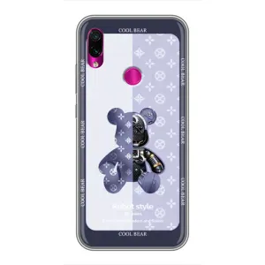 Круті Чохли Луі Віттон для Xiaomi Redmi Note 7 Pro (AlphaPrint) (Медведик LV)