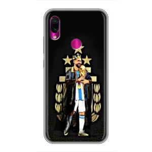 Чохли для Xiaomi Redmi Note 7 Pro (Leo чемпіон) (AlphaPrint) (Мессі Король)