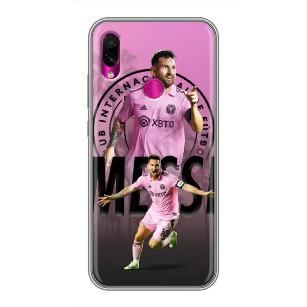 Чохол з принтом «Messi Miami» для Xiaomi Redmi Note 7 Pro Чохол з принтом «Messi Miami» для Xiaomi Redmi Note 7 Pro
