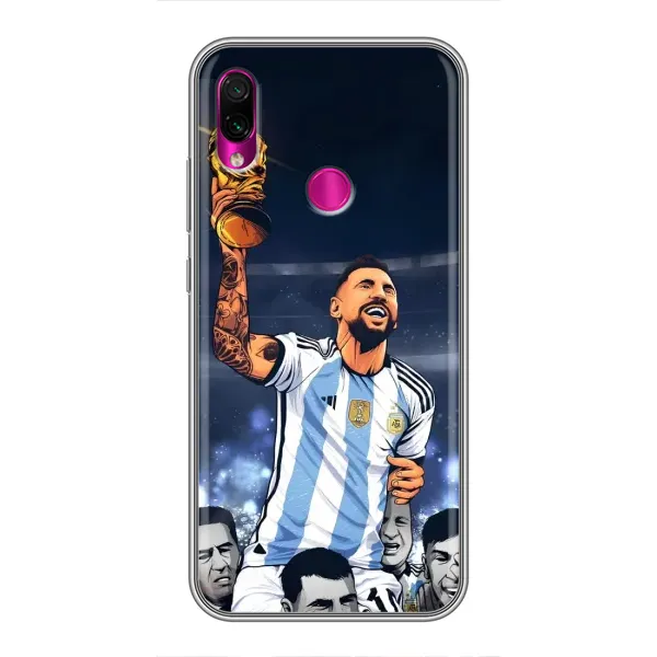 Чохол з принтом «Мессі з кубком» для Xiaomi Redmi Note 7 Pro Чохол з принтом «Мессі з кубком» для Xiaomi Redmi Note 7 Pro