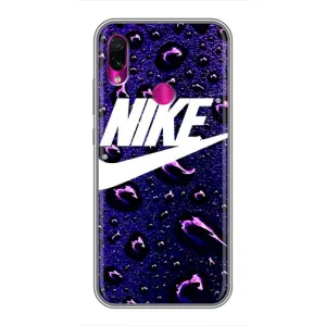 Чехол для Xiaomi Redmi Note 7 Pro - с принтом Найк (AlphaPrint) (Найк принт)