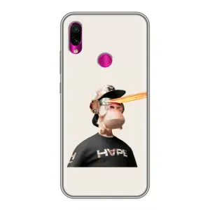 Чехлы с Обезьянами NFT для Xiaomi Redmi Note 7 Pro (AlphaPrint) (обезьяна NFT в очках)
