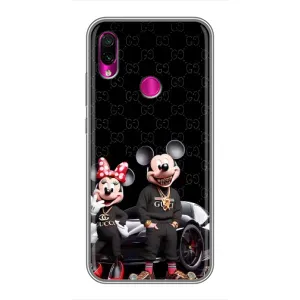 Чехол Disney Mouse Xiaomi Redmi Note 7 Pro (PREMIUMPrint) (Семья Маусов)