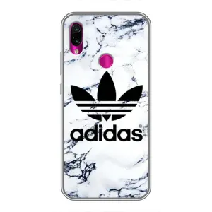Чехлы Адидас для Xiaomi Redmi Note 7 (AlphaPrint) (Адидас на мраморе)