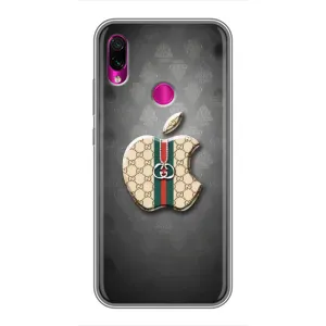 Чехлы ГУЧЧИ для Сяоми Редми Ноут 7 (AlphaPrint) (Apple gucci)