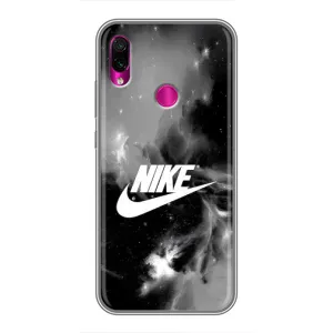 Чехол для Xiaomi Redmi Note 7 - с принтом Найк (AlphaPrint) (Лого Найк)