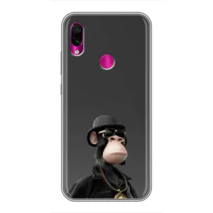 Чехлы с Обезьянами NFT для Xiaomi Redmi Note 7 (AlphaPrint) (Обезьяна NFT)