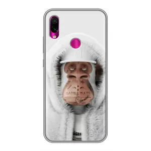 Чехлы с Обезьянами NFT для Xiaomi Redmi Note 7 (AlphaPrint) (обезьяна NFT в тату)