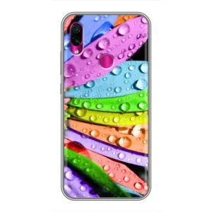 Чехлы (ART) Цветы на Xiaomi Redmi Note 7 (VPrint) (Семицветик)