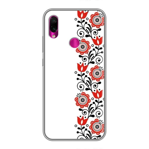 Чехол с принтом «Яркая вишиванка» для Xiaomi Redmi Note 7