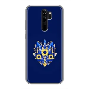 Чохли для Xiaomi Redmi Note 8 Pro Укр. Символіка (AlphaPrint) (Квітковий Герб)