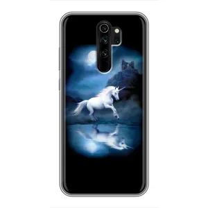 Чехол для Сяоми Редми Ноут 8 Про - (Единорожки - Новинки) (AlphaPrint) (Единорог)