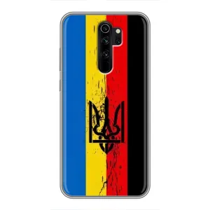 Украинские Чехлы для Xiaomi Redmi Note 8 Pro с картинкой УПА (AlphaPrint) (Прапор УПА)
