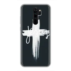 Чехол для Xiaomi Redmi Note 8 Pro (AlphaPrint) - (Христианские) (Иисус)