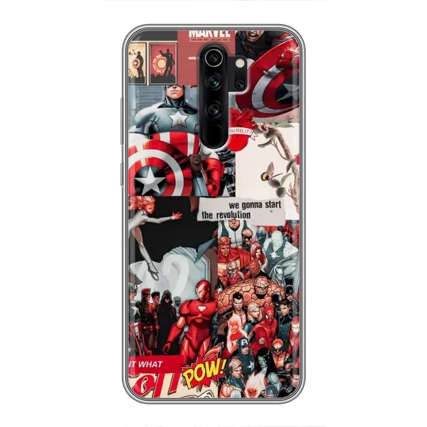 Чехол с принтом «Марвел Комикс» для Xiaomi Redmi Note 8 Pro Чехол с принтом «Марвел Комикс» для Xiaomi Redmi Note 8 Pro