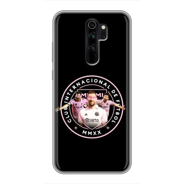 Чохол з принтом «Мессі в лого» для Xiaomi Redmi Note 8 Pro Чохол з принтом «Мессі в лого» для Xiaomi Redmi Note 8 Pro
