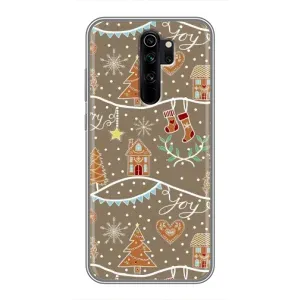 Новорічні, Святкові Чохли для Xiaomi Redmi Note 8 Pro - 2024 год (Новорічні пряники)