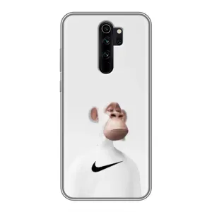 Чехлы с Обезьянами NFT для Xiaomi Redmi Note 8 Pro (AlphaPrint) (обезьяна NFT Nike)