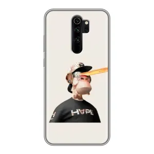 Чехлы с Обезьянами NFT для Xiaomi Redmi Note 8 Pro (AlphaPrint) (обезьяна NFT в очках)
