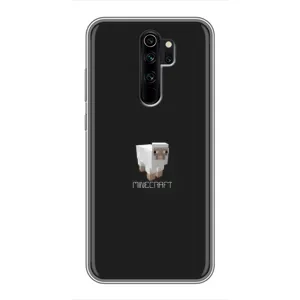 Чохол Майнкрафт на Xiaomi Redmi Note 8 Pro (AlphaPrint) Minecraft (Овечка Майнкрафт)