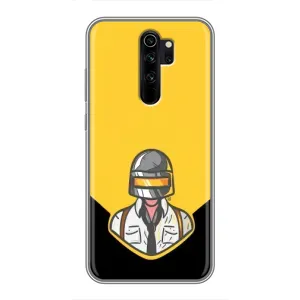 Чеjхол PUBG для Сяомі Редмі Нот 8 Про (AlphaPrint) (Пабг в шоломі)