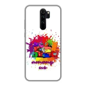 Чохли Амонг Ас для Xiaomi Redmi Note 8 Pro (AlphaPrint) (Яскравий АмонгАс)
