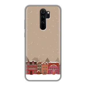Новорічні, Святкові Чохли для Xiaomi Redmi Note 8 Pro - 2024 год (Зимове місто)