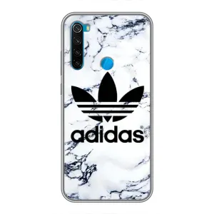 Чехлы Адидас для Xiaomi Redmi Note 8 (AlphaPrint) (Адидас на мраморе)