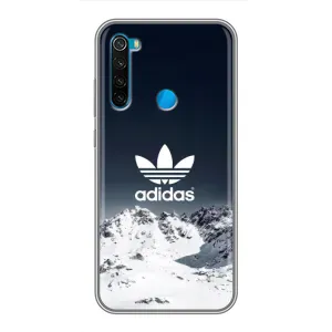 Чехлы Адидас для Xiaomi Redmi Note 8 (AlphaPrint) (Адидас в горах)