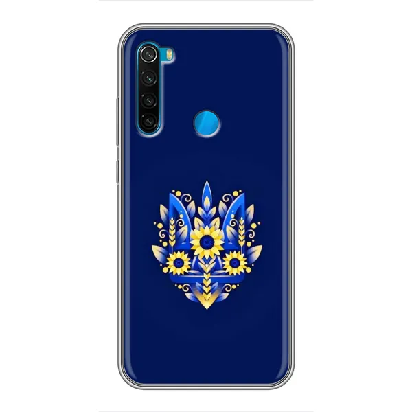 Чохол з принтом «Квітковий Герб» для Xiaomi Redmi Note 8