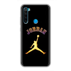 Чехлы для Xiaomi Redmi Note 8 - с картинкой JORDAN (AlphaPrint) (Jordan Gold)