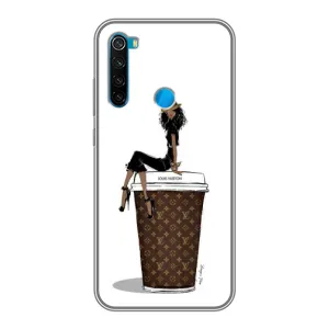Чохли Луі Вітон для Xiaomi Redmi Note 8 (AlphaPrint - LOUIS VUITTON) (кава LOUIS VUITTON)