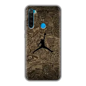 Чехлы для Xiaomi Redmi Note 8 - с картинкой JORDAN (AlphaPrint) (Logo Jordan)