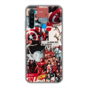 Чехол с принтом «Марвел Комикс» для Xiaomi Redmi Note 8