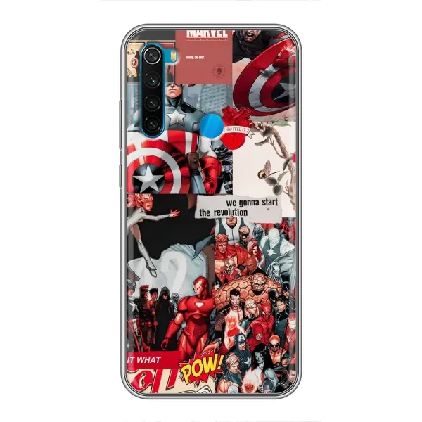 Чехол с принтом «Марвел Комикс» для Xiaomi Redmi Note 8 Чехол с принтом «Марвел Комикс» для Xiaomi Redmi Note 8