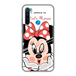 Эксклюзивный чехол для Xiaomi Redmi Note 8 (AlphaPrint - Мультяшные) (Маус Минни)