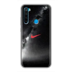 Чехол для Xiaomi Redmi Note 8 - с принтом Найк (AlphaPrint) (Найк красный)