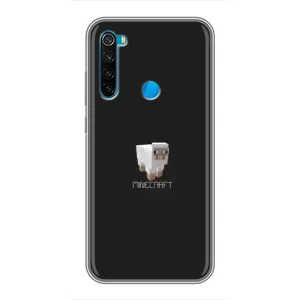 Чохол Майнкрафт на Xiaomi Redmi Note 8 (AlphaPrint) Minecraft (Овечка Майнкрафт)