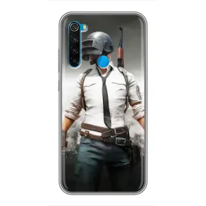 Чехол PUBG для Сяоми Редми Ноут 8 (AlphaPrint)