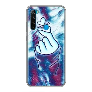 Чохол з принтом «Радужне серце» для Xiaomi Redmi Note 8