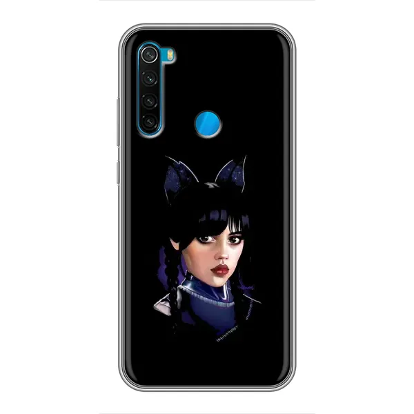 Чехол с принтом «серьезная Уэнздей» для Xiaomi Redmi Note 8 Чехол с принтом «серьезная Уэнздей» для Xiaomi Redmi Note 8