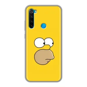 Чехол с Симпсонами для Xiaomi Redmi Note 8T (VPrint) (Гомер)