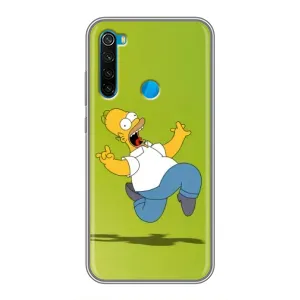 Чехол с Симпсонами для Xiaomi Redmi Note 8T (VPrint) (Гомер Симпсон)