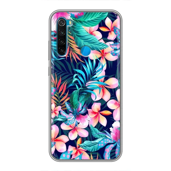 Чехол с принтом «Красочные цветы» для Xiaomi Redmi Note 8T